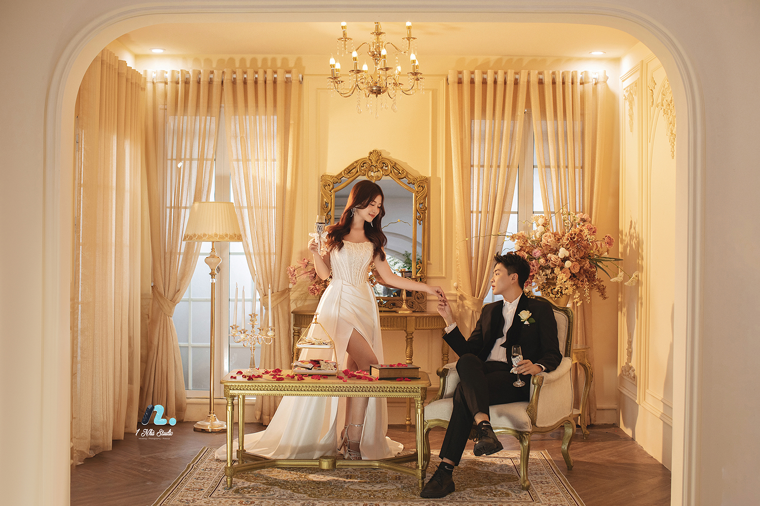 Bí mật kinh nghiệm chụp ảnh cưới studio đẹp lung linh