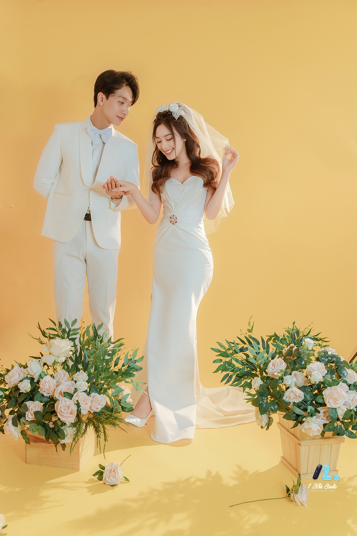 Không gian chuẩn bị trước buổi chụp tại Studio 1 Nhà